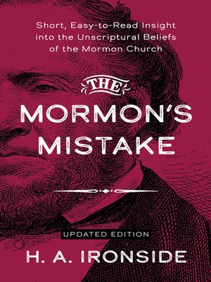 cover image of The Mormon's Mistake